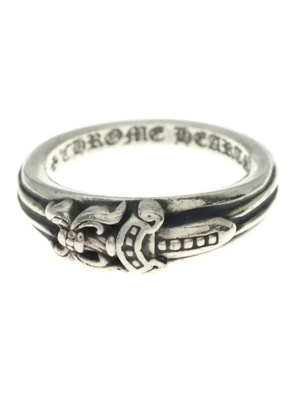Chrome Hearts Baby Clsc Classic Dagger Ring Silver
